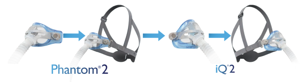 Phantom 2 and iQ2 CPAP Masks